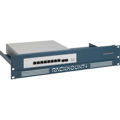 2. Rackmount.IT CISRACK RM-CI-T17 - Zestaw montażowy sprzętu sieciowego - Możliwość montażu w szafie - Metaliczny niebieski - 1U - 19" (48,3 cm)
