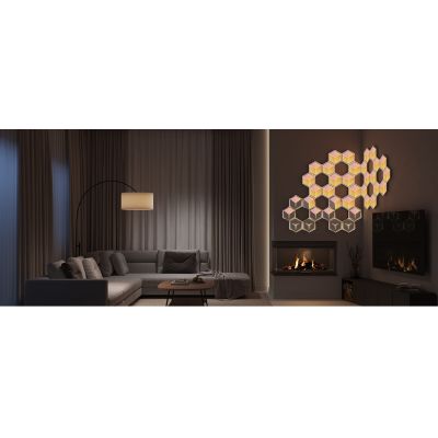 19. Govee H606A Glide Hexagon Light Panels Ultra 7-pack | Oświetlenie LED | RGBIC, 2.4GHz Wi-Fi, Bluetooth