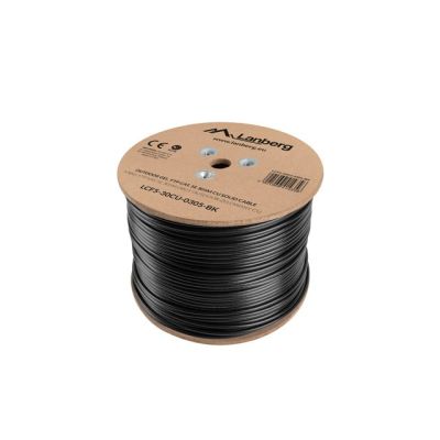 2. Lanberg LCF5-30CU-0305-BK kabel sieciowy Czarny 305 m Cat5e F/UTP (FTP)