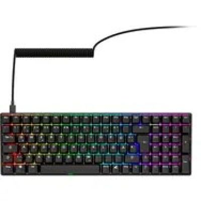 2. Klawiatura gamingowa Sharkoon Gaming Keyboard Skiller SGK50S2 PBT czarno-żółty RGB