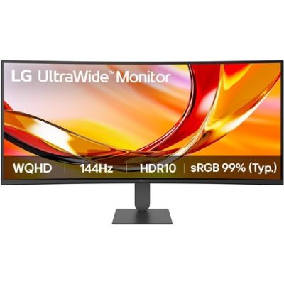 7. LG 34U620B-B monitor komputerowy 86,4 cm (34") 3440 x 1440 px Wide Quad HD LED Czarny
