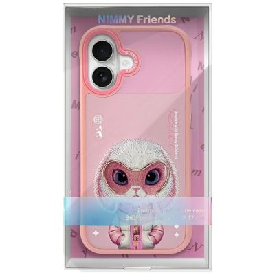 7. Etui Nimmy Cool&Cute 2.0 Rabbit na iPhone 17 - różowe