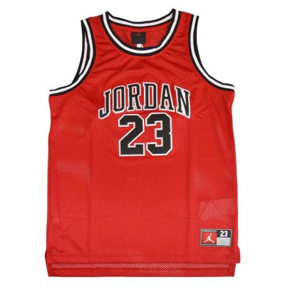 Koszulka koszykarska dziecięca Air Jordan Junior Michael Jordan 23 Czerwona - 95A773-R78