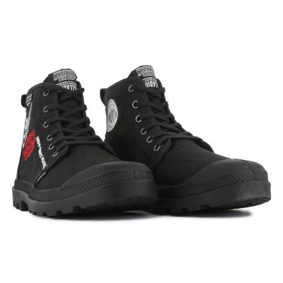 5. Palladium Pampa Hellfire 74496-001-M All Black