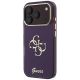 2. Etui Guess IML 4G Script Metal na iPhone 17 Pro / 18 Pro - burgundowe