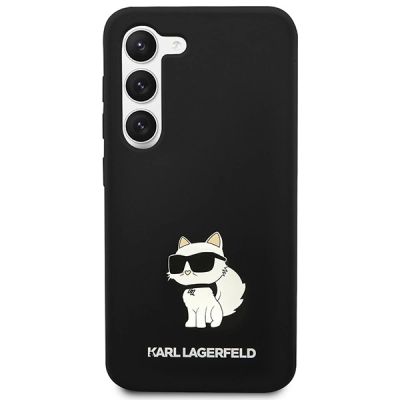 3. Etui Karl Lagerfeld Silicone Choupette na Samsung Galaxy S24+ - czarne