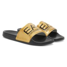 Męskie klapki sportowe Emporio Armani EA7 Czarny/Złoty - 7X000108-AF15118-MZ097
