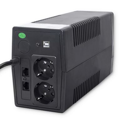 16. QOLTEC ZASILACZ AWARYJNY UPS 450VA | 240W | LCD | USB | RJ45
