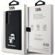 8. Etui Karl Lagerfeld Silicone Karl&Choupette Metal Pin na Samsung Galaxy S24 - czarne