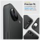 9. Osłona aparatu Spigen Optik Pro GLAS.TR "Ez Fit" 2-pack na iPhone 16e / 17e - czarna