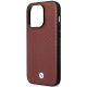 6. Etui BMW Leather Diamond Pattern MagSafe na iPhone 14 Pro - burgundowe