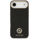 3. Etui Guess Grained Strass Logo MagSafe na iPhone Air - czarne