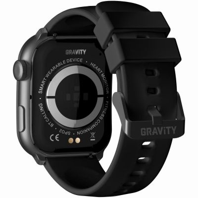 9. Smartwatch Męski GRAVITY GT28-1 Pasek + Bransoleta Czarny