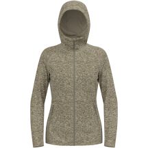 Bluza damska Odlo TENCIA Mid layer hoody full zip beżowa