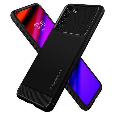 17. Etui Spigen Rugged Armor na Samsung Galaxy S21 FE - czarny mat