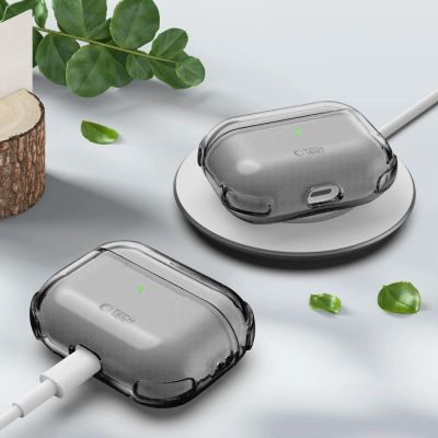 8. Etui Tech-Protect Bounce na AirPods Pro 3 - półprzezroczyste