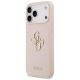2. Etui Guess Grained Big 4G & Classic Logo na iPhone 17 Pro Max - różowe
