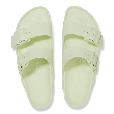 12. Klapki męskie Birkenstock Arizona Essentials EVA Regular Faded Lime na szeroką stopę piankowe (1024571)