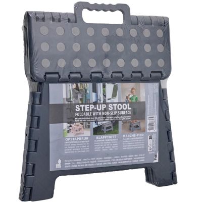 3. STOŁEK TABORET ANTYPOŚLIZGOWY SKŁADANY SZARY