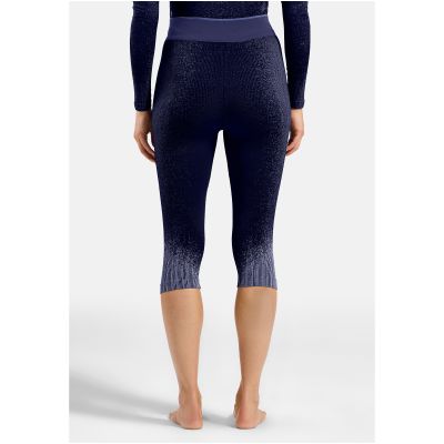 4. Spodnie Odlo BL BOTTOM 3/4 PERFORMANCE WARM BLACKCOMB niebieski