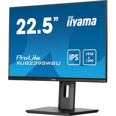 5. iiyama ProLite XUB2395WSU-B5 monitor komputerowy 57,1 cm (22.5") 1920 x 1200 px WUXGA LCD Czarny