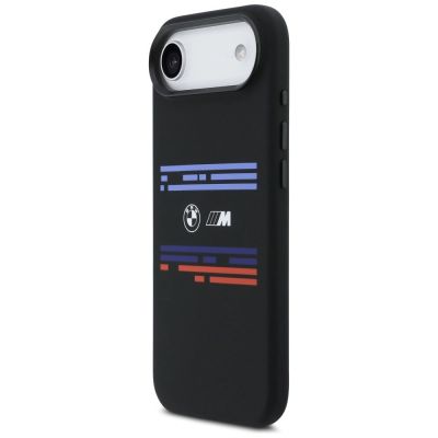 2. Etui BMW M Silicon Horizontal Line MagSafe na iPhone Air - czarne