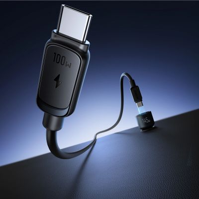 8. Ładowarka samochodowa Joyroom JR-CCN07 145W 2xUSB-C USB-A + kabel USB-C 100W - ciemnoszara