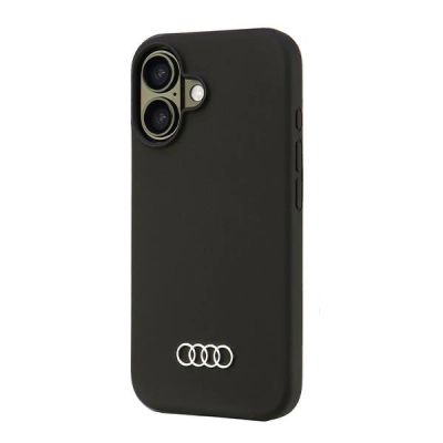 3. Etui Audi Silicone Case na iPhone 16 6.1" - czarne