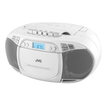 17. Radioodtwarzacz JVC RC-E451W Boombox white