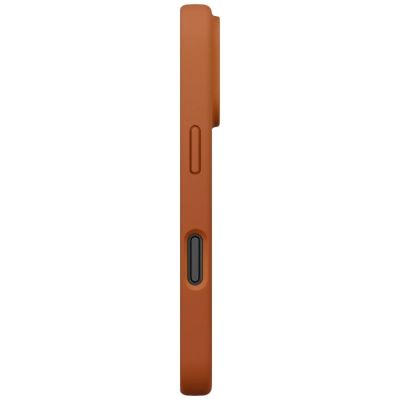4. Etui UNIQ Lino na iPhone 17 Pro Magclick Charging - pomarańczowe