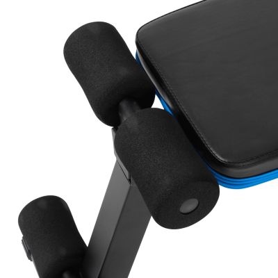 11. Ławka treningowa skośna wzmocniona z blokadą nóg , REBEL ACTIVE