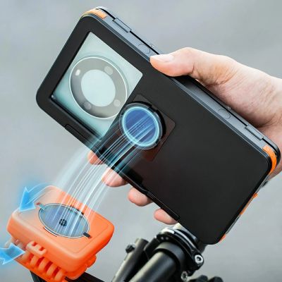 4. Uchwyt na telefon Rockbros HW-87 magnetyczny wodoodporny - czarny