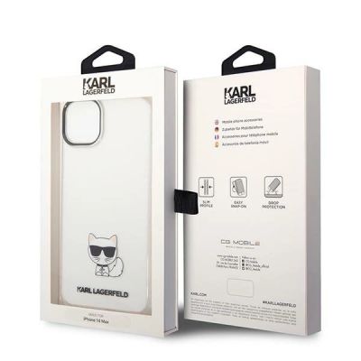 8. Etui Karl Lagerfeld Choupette Body na iPhone 14 Plus - przezroczyste
