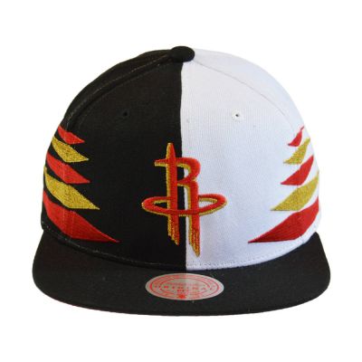 2. Czapka z daszkiem Mitchell & Ness NBA Diamond Cut Houston Rockets - HHSS1093-HROYYPPPBKWH