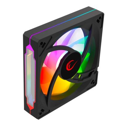 5. RAMPAGE WENTYLATOR DO OBUDOWY 120MM 1800RPM INFINITE LOOP ARGB BLACK PWM