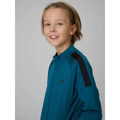 5. Bluza sportowa regular bez kaptura chłopięca 4F 4FJRSS26TFSWM0991-46S