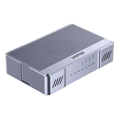 3. Unitek obudowa 2x M.2 20 Gb/s  RAID0, RAID1 + klonowanie
