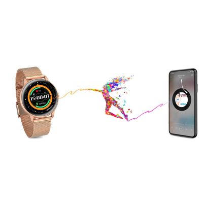 13. Damski SMARTWATCH G.Rossi SW015-4 Różowe złoto