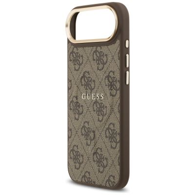 6. Etui Guess 4G PU Classic Logo MagSafe na iPhone 17 Air - brązowe