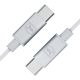 11. Słuchawki 3mk Wired Headphones przewodowe ze złączem USB-C - białe