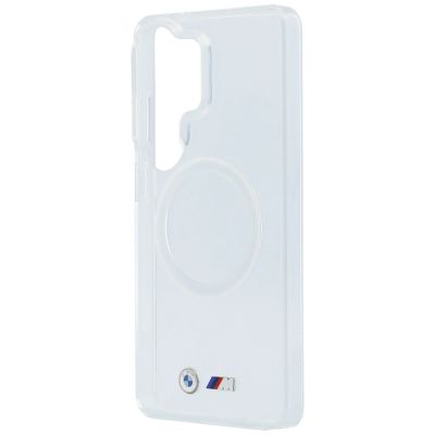 6. Etui BMW IML Shockproof Metal Logo MagSafe na Samsung Galaxy S26 Ultra - przezroczyste