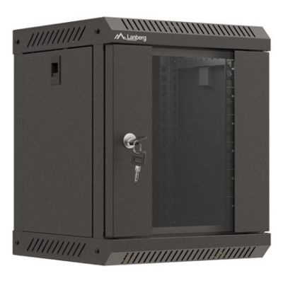 Lanberg WF11-3306-10B stojak 6U Szafa wisząca Czarny