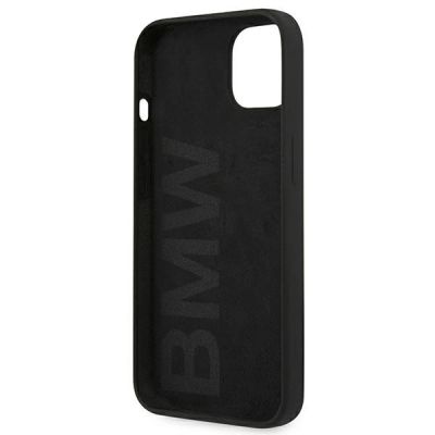 7. Etui BMW Silicone Signature na iPhone 13 - czarne
