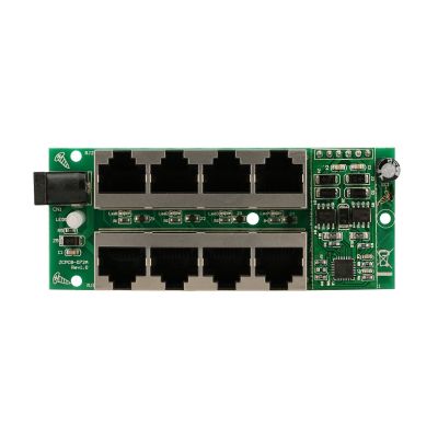 6. Extralink Gigabit PoE Injector 4 Portowy Aktywny, 4 porty Gigabit 802.3at/af, Mode A
