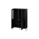 2. Witryna VERA 110x40x160 czarny mat