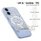 4. Etui Tech-Protect FlexAir MagSafe na iPhone 17- stokrotki z liśćmi