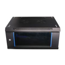 Extralink Szafa rack 4U 600x450 Czarna montowana na ścianie