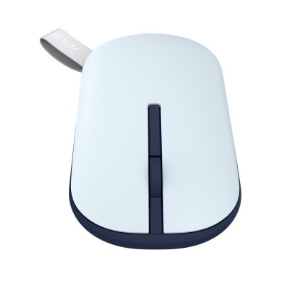 8. Mysz bezprzewodowa ASUS Marshmallow MD100 Granatowa