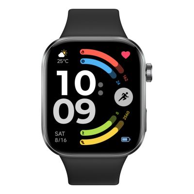 3. Xiaomi REDMI Watch 6 | Smart watch | GPS (satellite) | AMOLED | 2.07" | Waterproof | Obsidian Black
