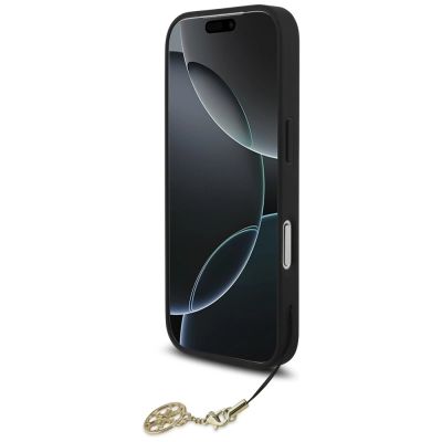 4. Etui Guess 4G Charms Collection MagSafe na iPhone 17 Pro - czarne